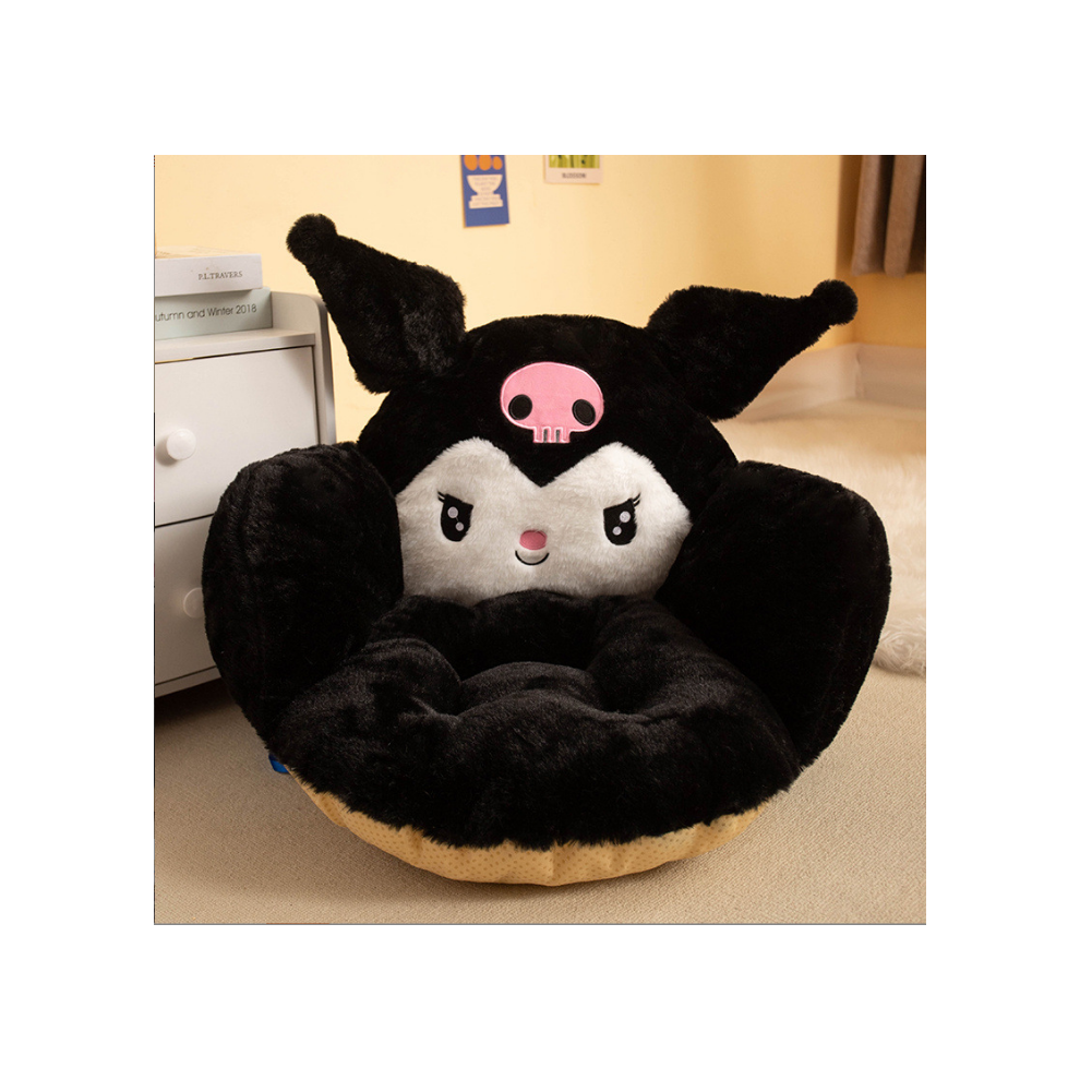 (Fox) Sanrio Plush Cushion Backrest Cinnamoroll Kuromi Chair Bedroom Cartoon Winter