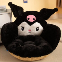 (devil) Sanrio Plush Cushion Backrest Cinnamoroll Kuromi Chair Bedroom Cartoon Winter