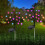 1pc Outdoor Solar Cherry Blossom Tree Lights, 20 LEDs Waterproof Solar Garden Decorative Lights 2