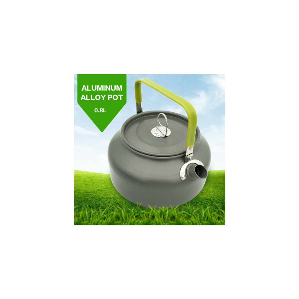 Outdoor Portable Anodized Aluminium Kettle Camping Hiking Travel Coffee Teapot