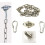 Heavy Duty Adjustable Height Heavy Chains Hooks Hammock Hanging Chair Chains Kit 1