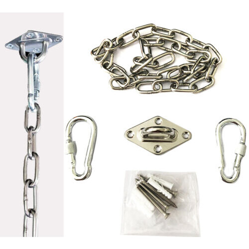 Heavy Duty Adjustable Height Heavy Chains Hooks Hammock Hanging Chair Chains Kit 1