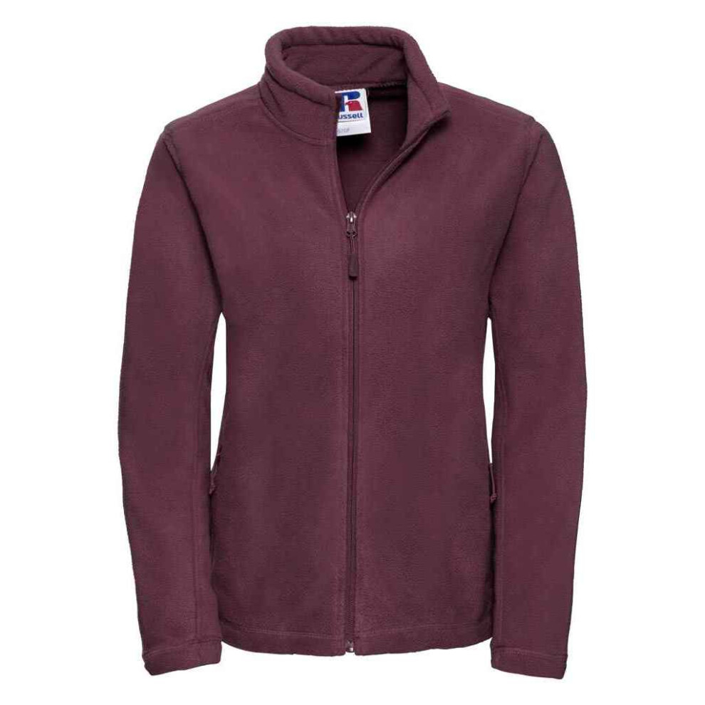 (XS, Burgundy) Russell Womens/Ladies Outdoor Fleece Jacket