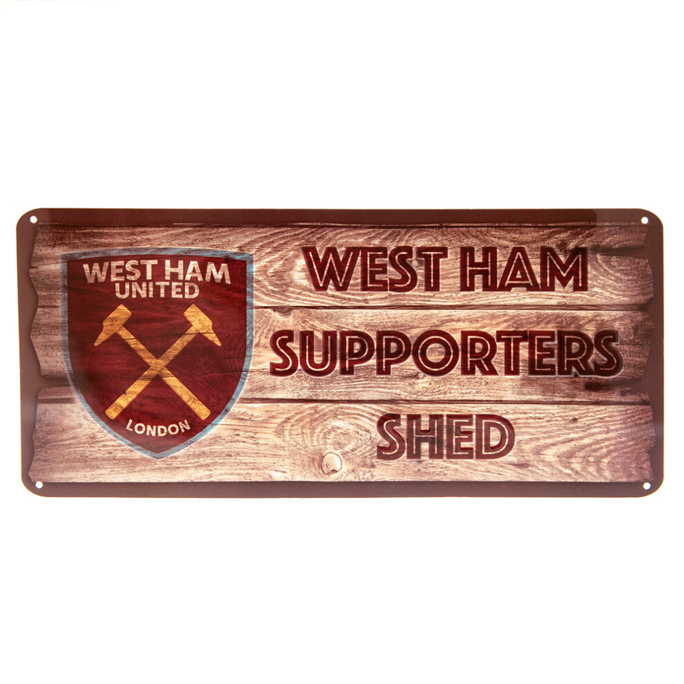 West Ham United FC Supporters Shed Plaque