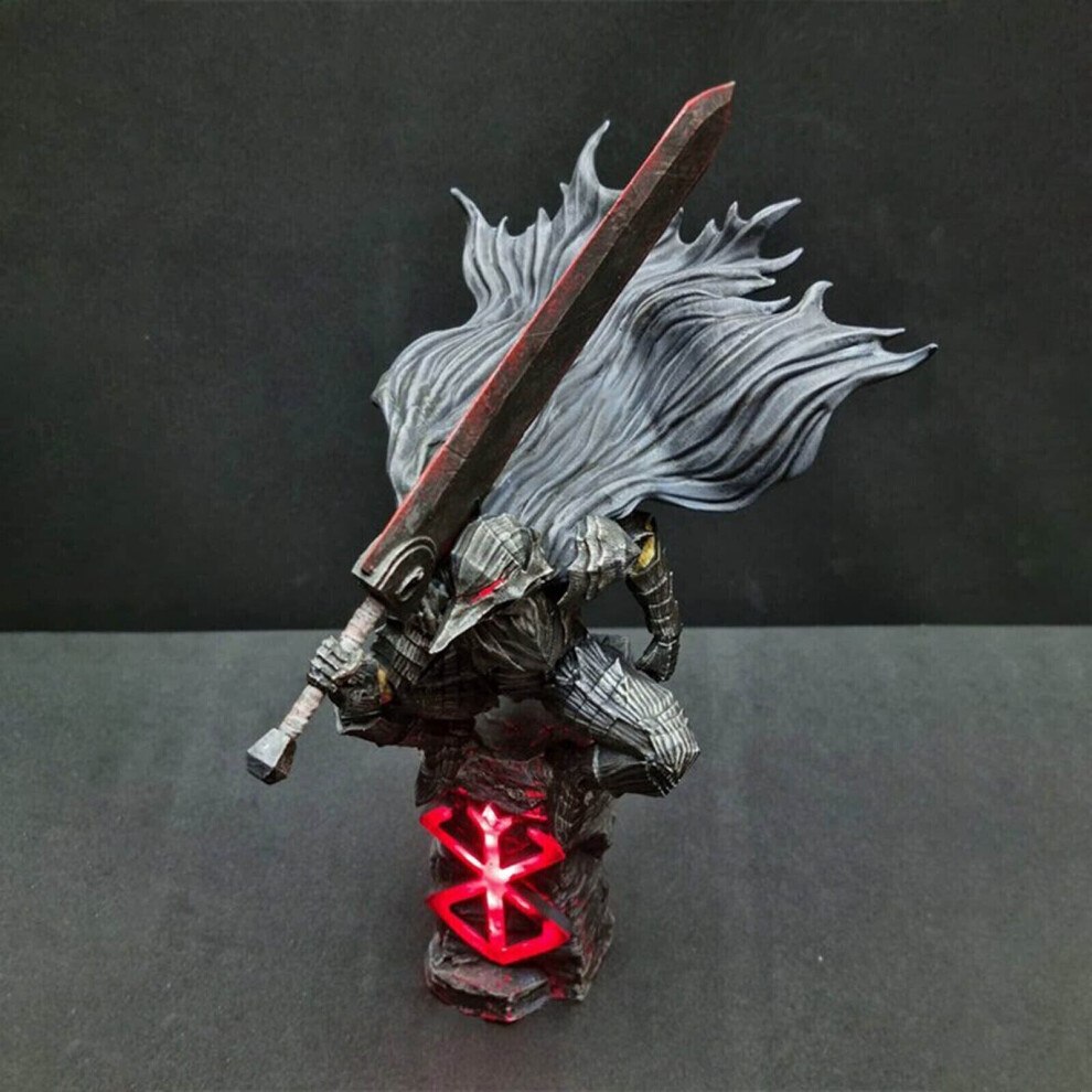 Skesrjtop Berserk Guts Puck Night Light Resin Crafts Home Desktop Ornament Handicraft