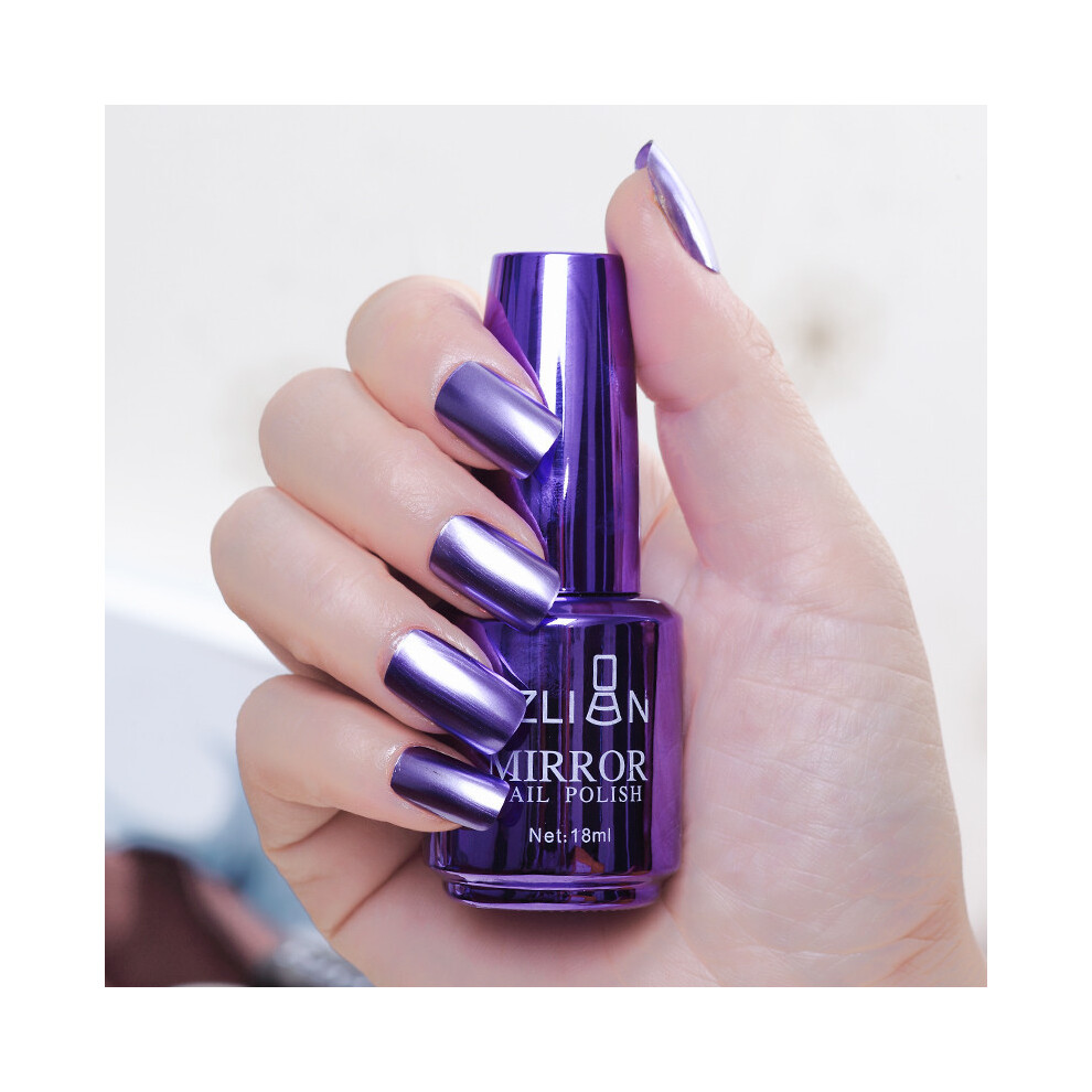 Srj Star (F) Metal Nail Polish Magic Mirror Effect Chrome Nail Polish Varnish