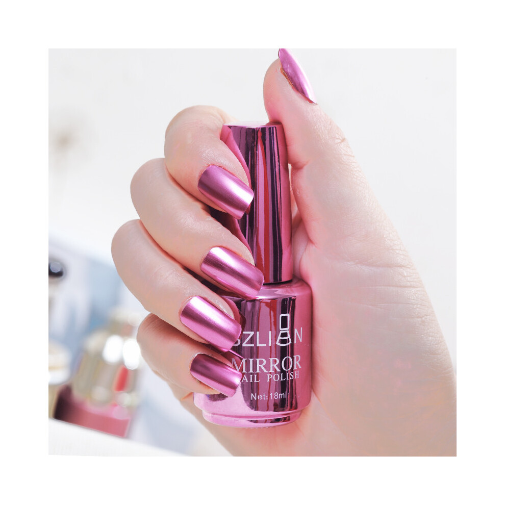 Srj Star (B) Metal Nail Polish Magic Mirror Effect Chrome Nail Polish Varnish