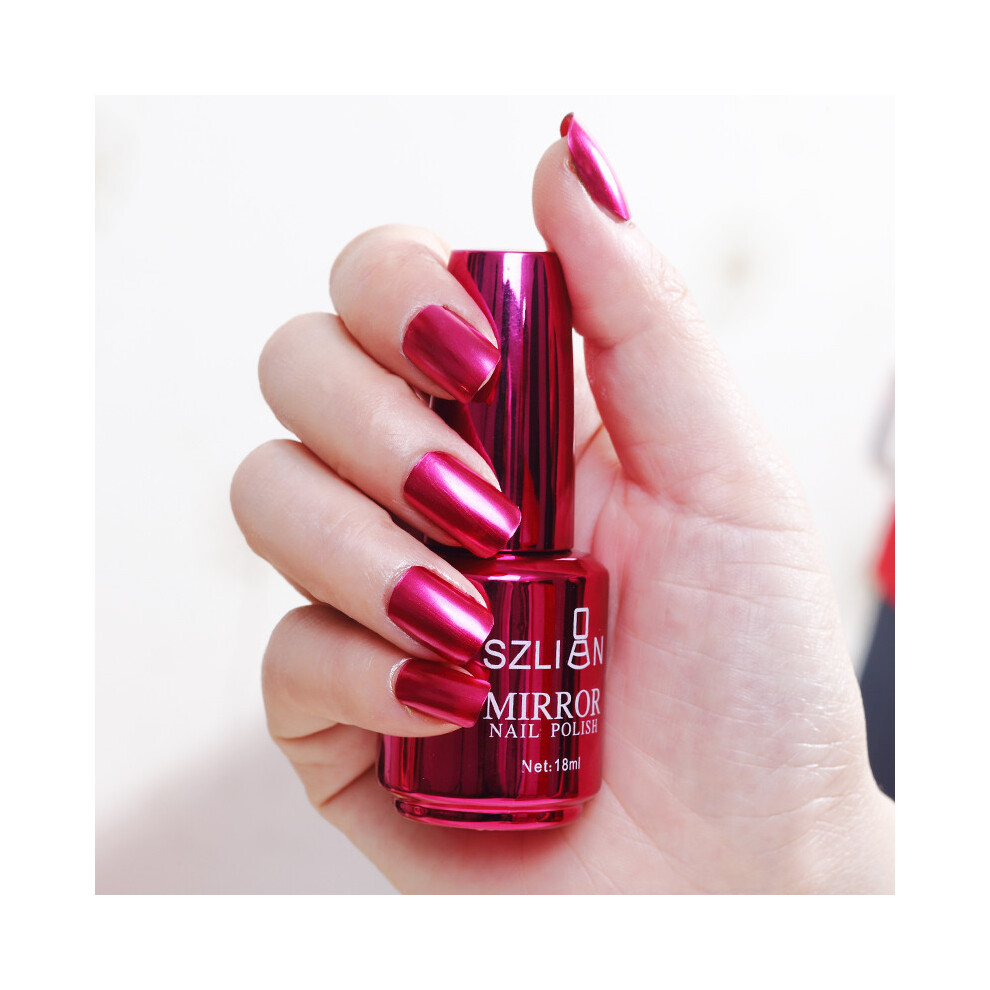 Srj Star (A) Metal Nail Polish Magic Mirror Effect Chrome Nail Polish Varnish