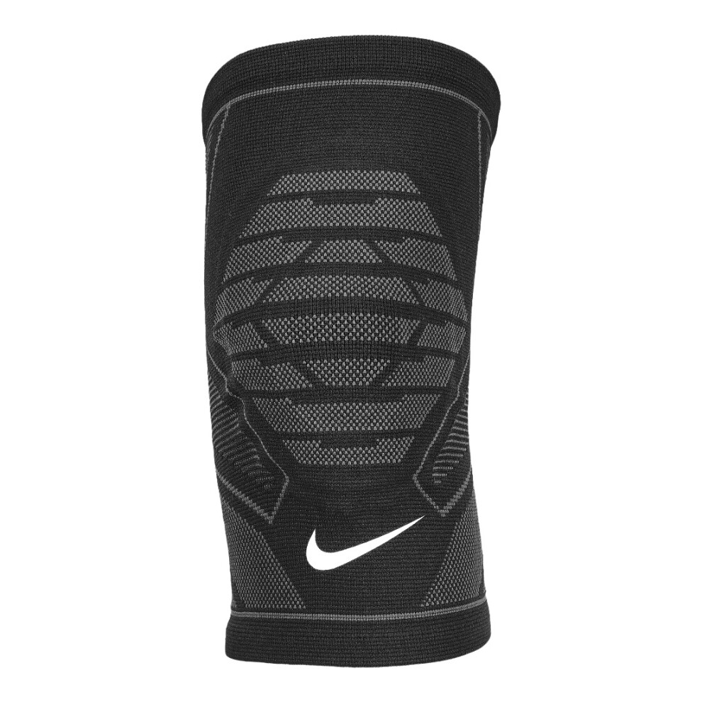 (XL, Black/White) Nike Pro Compression Knee Support