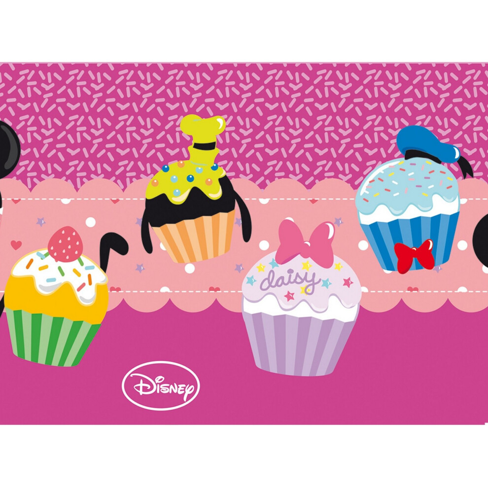 Cupcake Mickey Mouse Party Table Cover