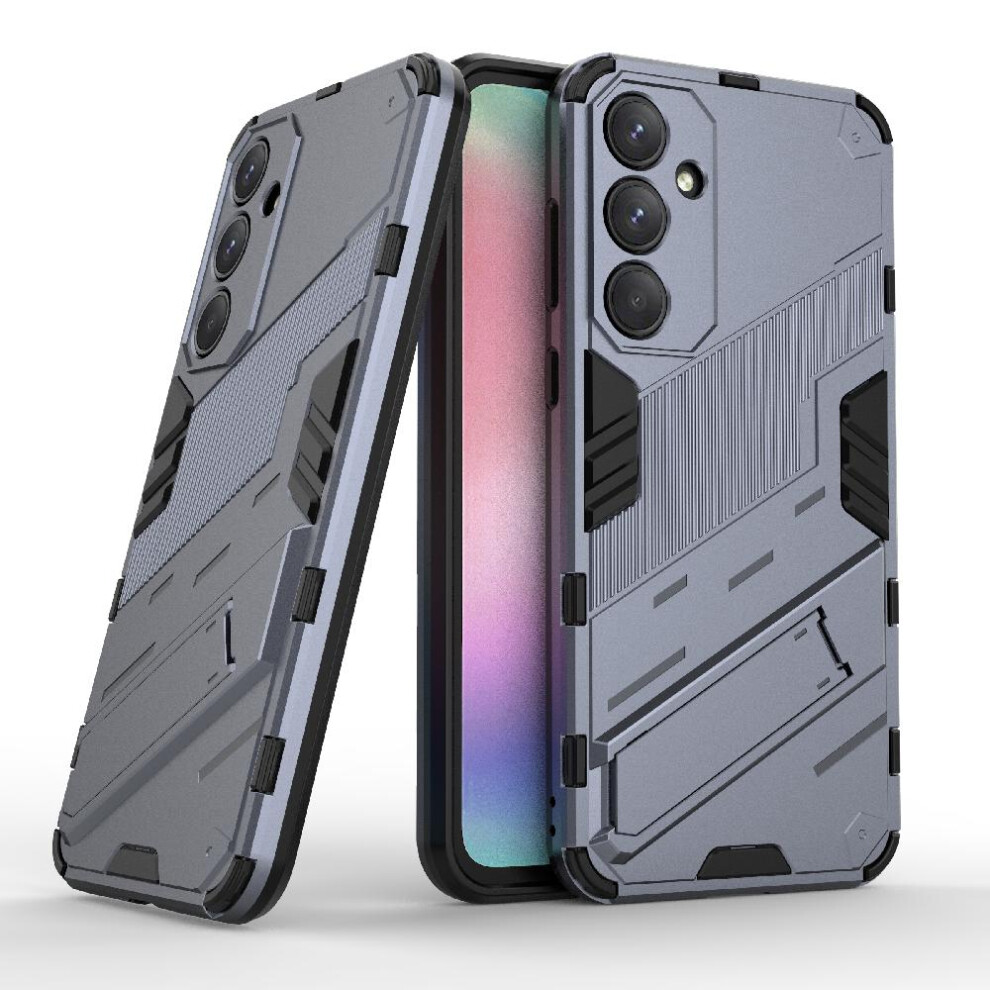 ( ) Case For Samsung Galaxy A55 5G Protective Cover Kickstand Rugged Military Gray 764762587369