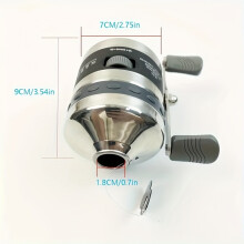 (1pc) Fishing Reel With Wrist Strap, Slingshot Fish Catching Equipment Outdoor Accessories