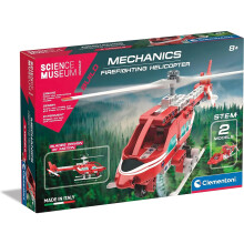 Clementoni Science Museum Mechanics - Firefighting Helicopter