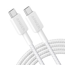 322 USB-C TO USB-C CAB NYLON 1.8M WH