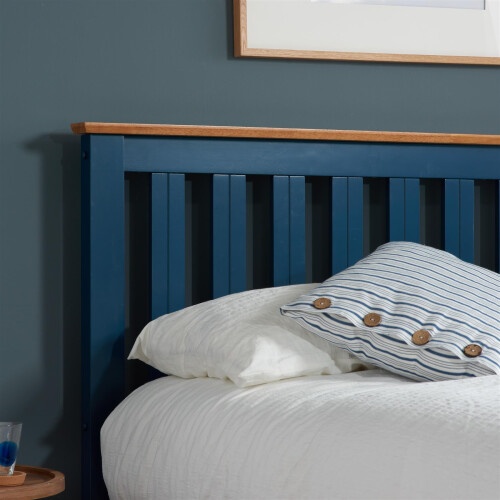 Birlea Single Navy Blue Ottomam Bed 3FT Storage Bed Frame Birlea Phoenix 2