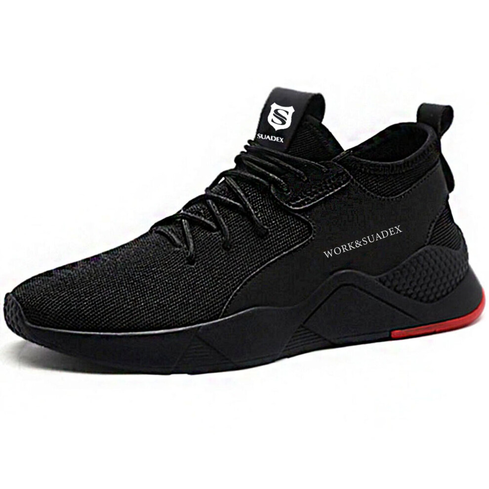 (10 UK (men's)) Mens Safety Shoes Work Trainers Womens Steel Toe Cap Lightweight Hiking Boots