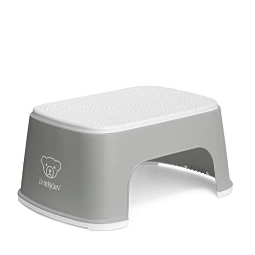 BABYBJÖRN BabyBjörn Step Stool, Grey/White