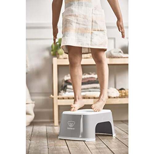 BABYBJÖRN BabyBjörn Step Stool, Grey/White 2