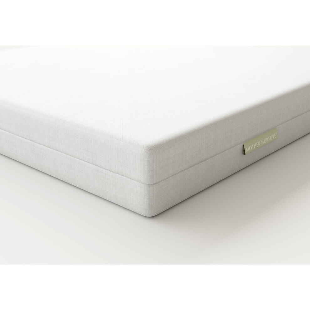 Essential Eco Fibre Cot Mattress, 120 X 60 X 10Cm White Mother Nurture
