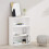 Furinno 3-Tier Open Shelf Bookcase, Engineered Wood, Plain White 9