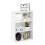 Furinno 3-Tier Open Shelf Bookcase, Engineered Wood, Plain White 4