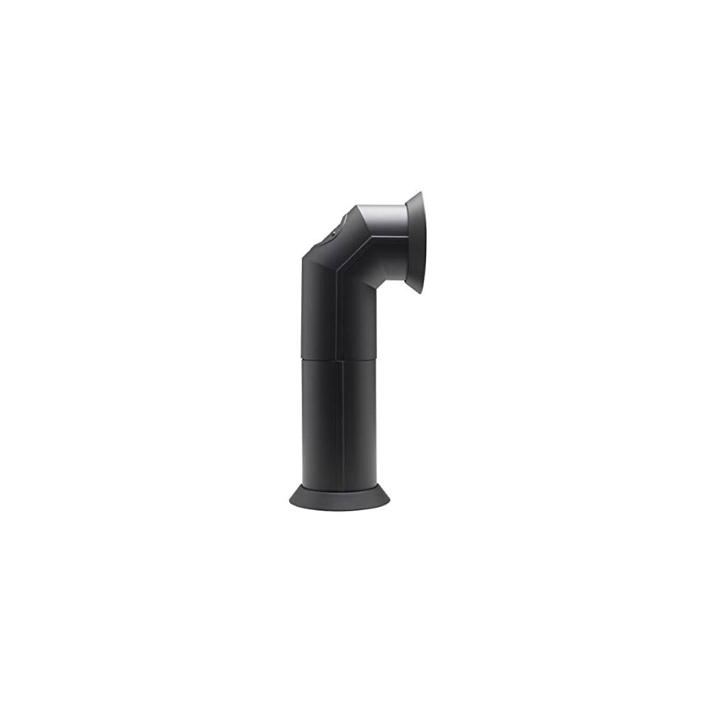 Dimplex Stove Pipe, Matte Black Plastic Flue Pipe Accessory for Electric Fires, with Straight or Angled Options