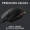 Logitech Logitech G203 LIGHTSYNC Gaming Mouse with Customizable RGB Lighting, 6 Programmable Buttons, Gaming Grade Sensor, 8K DPI Tracking, Lightweight - Black 8