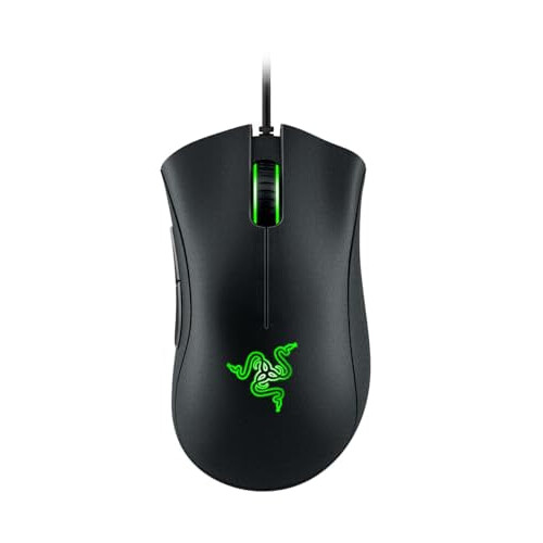 Razer Razer DeathAdder Essential (2021) - Wired Gaming Mouse (Optical Sensor, 6400 DPI, 5 Programmable Buttons, Ergonomic Form Factor) Black 1