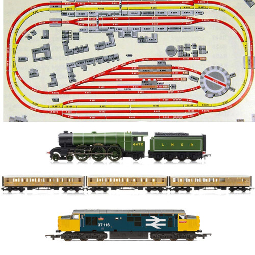 Hornby HORNBY Digital Train Set HL5 Huge Jadlam Layout with 2 Trains