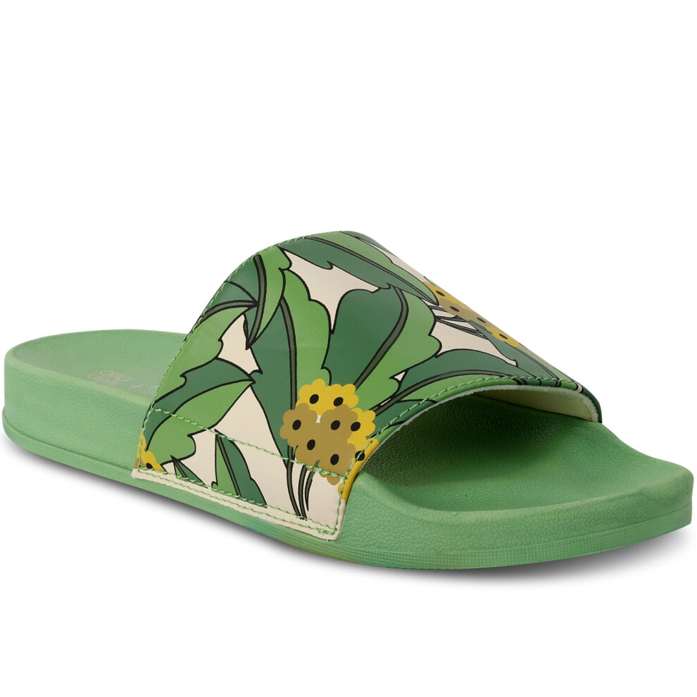 (3 UK, Green Tropical) Regatta Orla Kiely Floral Summer Beach Sandals Thongs Flip Flops Slide Sliders