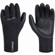 (S, Black) Quiksilver Mens 3mm Marathon Sessions Neoprene Surf Gloves - Black