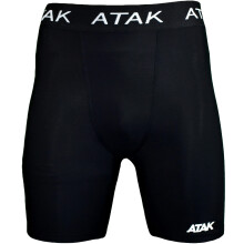 (Youth S, Black) ATAK Youth Junior Sports Running Gym Base Layer Compression Bottoms Shorts