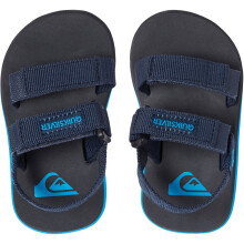 (3K UK, Blue/Grey) Quiksilver Infants Toddlers Monkey Caged Strappy Thongs Sandals Flip Flops