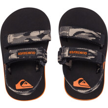 (3K UK, Camo/Black) Quiksilver Infants Toddlers Monkey Caged Strappy Thongs Sandals Flip Flops
