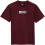Vans (S, Burgundy) Vans Mens Circle Tab Crew Neck Cotton Casual T-Shirt Tee Top 1