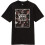 Vans (S, Black) Vans Mens Night Garden Box Crew Neck Short Sleeve T-Shirt Tee Top 1