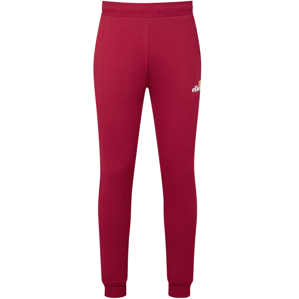 (L, Burgundy) Ellesse Mens Pettni Track Pants Sweatpants Jogging Bottoms Joggers