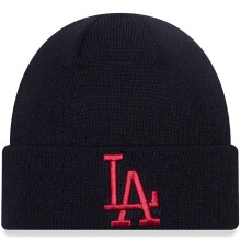 (Youth (6-12 Yrs), Black) New Era Kids Los Angeles Dodgers League Essentials Warm Winter Beanie - Black