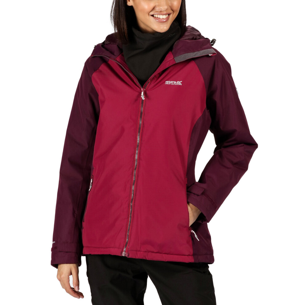 (12, Purple) Regatta Womens Voltera Protect Waterproof Insulated Heated Walking Jacket