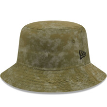 (M, Khaki) New Era New York Yankees MLB Tie Dye Baseball Bucket Hat - Khaki