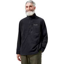 (M, Black) Berghaus Mens Prism Half Zip PolarTech Pullover Warm Winter Fleece Jumper Top