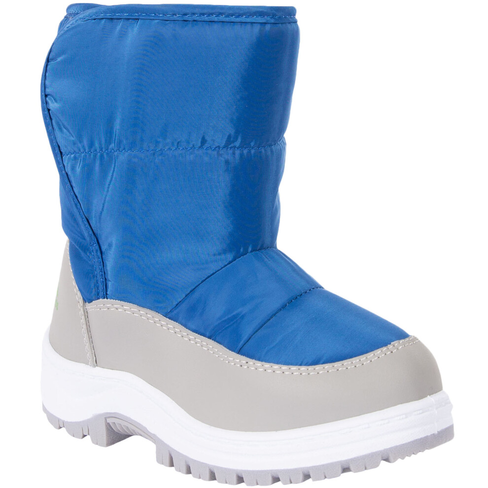 Trespass Kids Hayden Water Resistant Insulated Fleece Lined Snow Boots - Blue