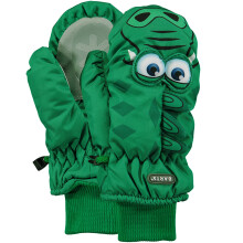 (4-6 Yrs, Green) Barts Kids Childrens Nylon 3D Waterproof Outdoor Warm Winter Gloves Mittens