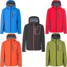 Trespass Mens Strathy II Softshell Hooded Outdoor Walking Hiking Jacket Coat