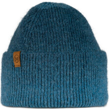 (One Size, Denim) Buff Unisex Marin Chunky Knit High Cuff Beanie Hat