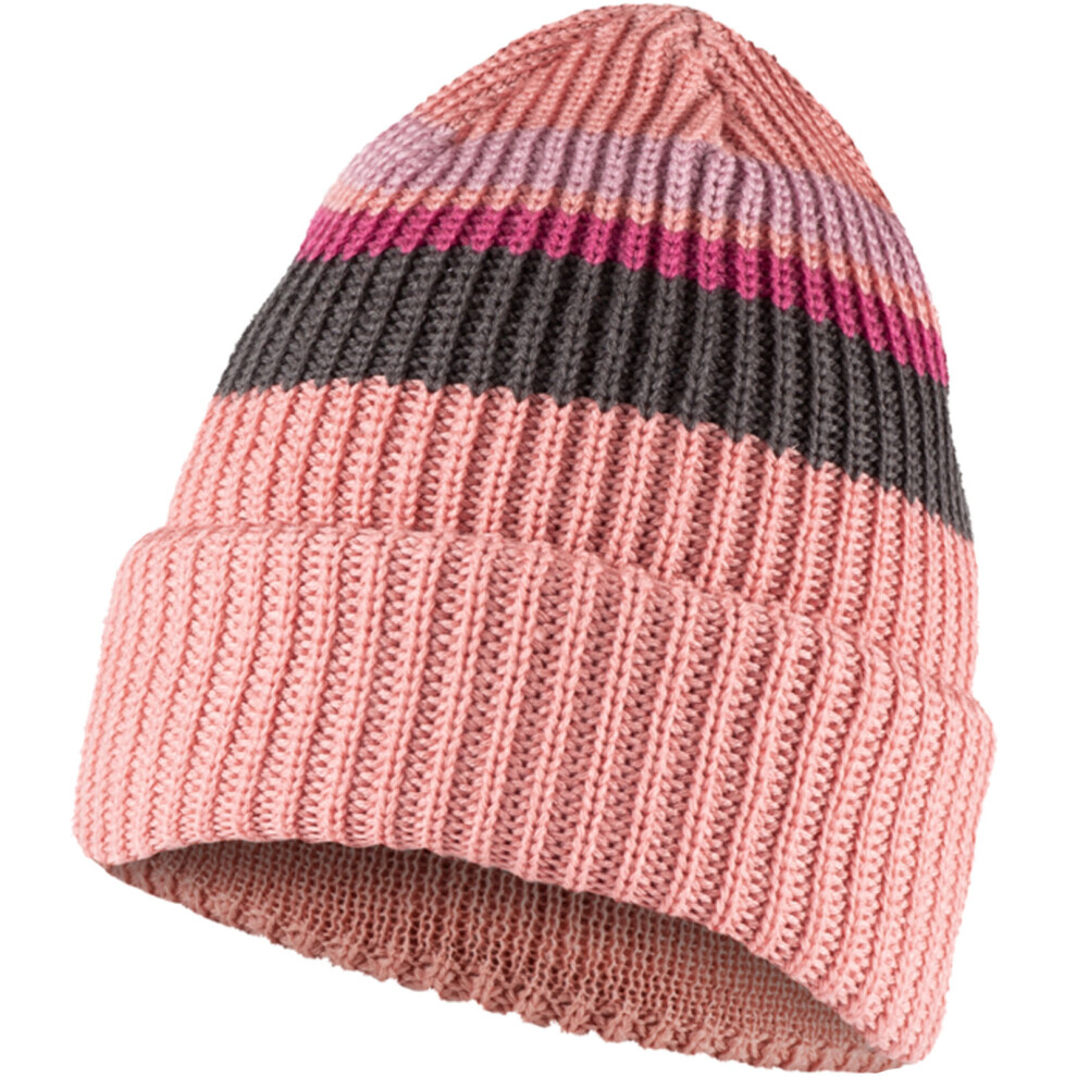 (One Size, Blossom Pink) Buff Kids Knitted Warm Winter Beanie Hat