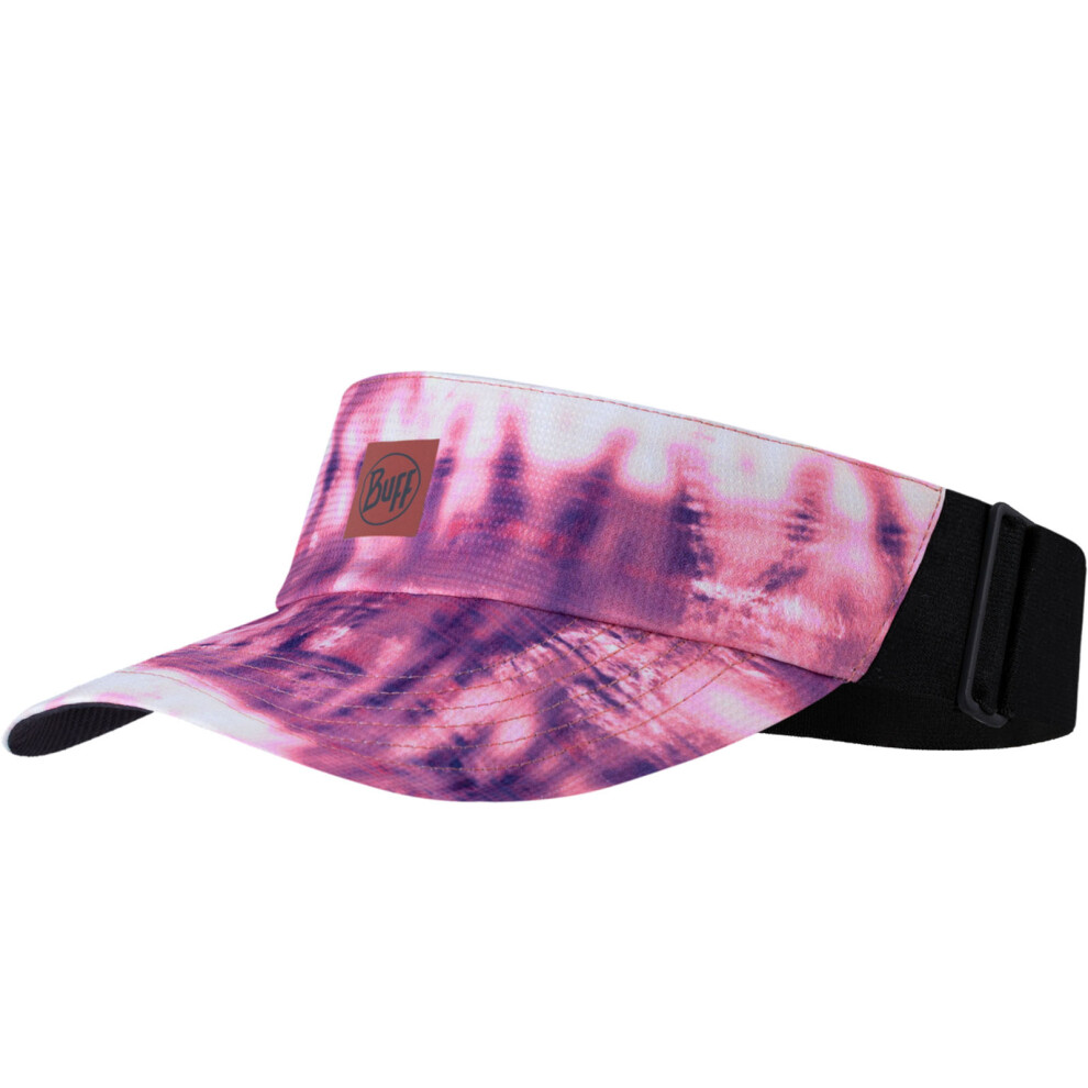 Buff Adults Solid Go Elasticated Adjustable Running Cap Visor - Deri Pink - SM