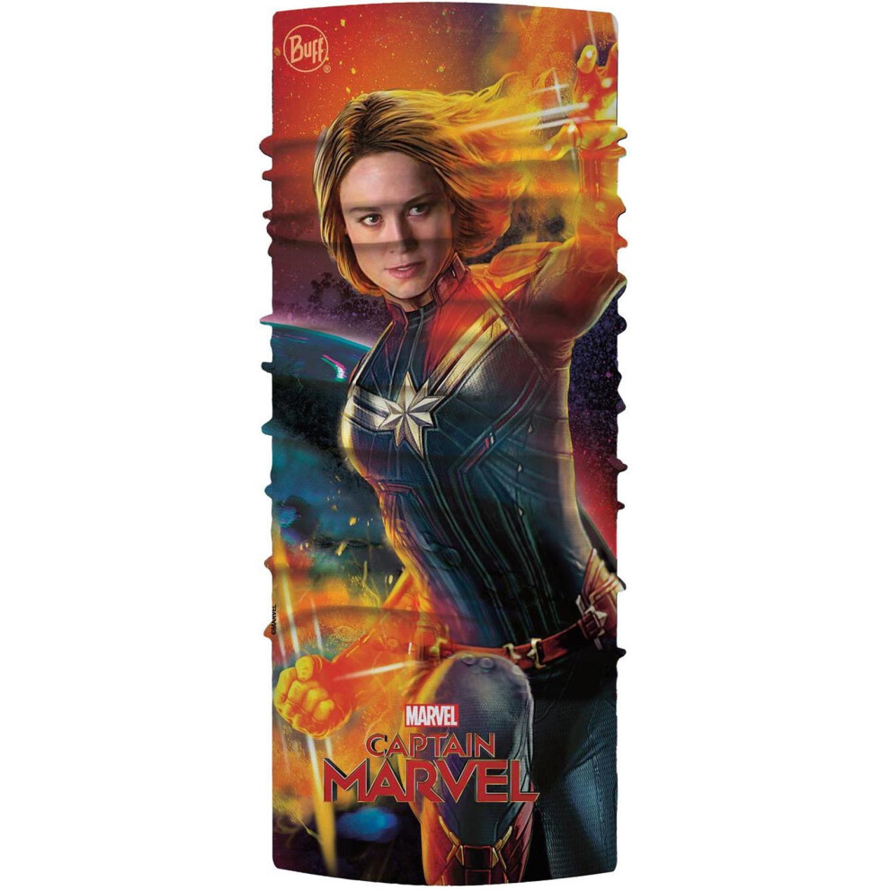 Buff Junior Ms. Marvel Original Protective Outdoor Tubular Bandana Scarf - Multi