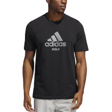 (S, Black) adidas Performance Mens Casual Crew Neck Graphic Golf T-Shirt Top Tee