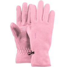 (10-12 Yrs, Pink) Barts Kids Childrens Soft Fleece Palm Grip Elasticated Warm Winter Gloves